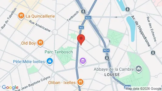 Apartments for rent i Stad Brussel - kort over placeringen