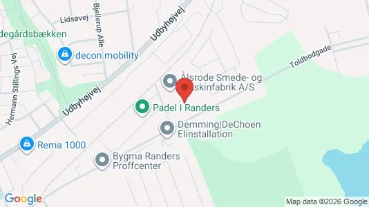 Apartments for rent i Randers NØ - kort over placeringen