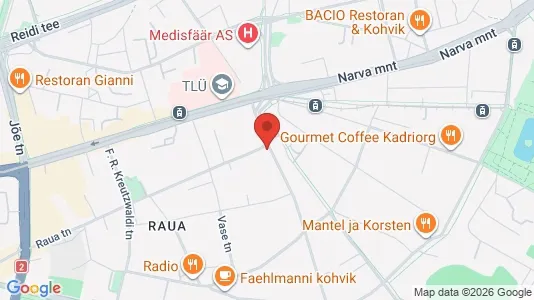 Apartments for rent i Tallinn Kesklinna - kort over placeringen