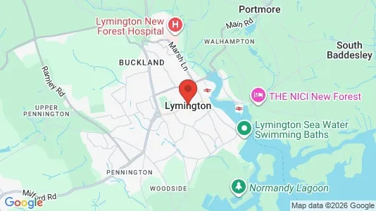 Houses for rent i Lymington - Hampshire - kort over placeringen