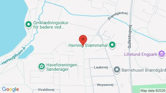 Apartments for rent i Herning - kort over placeringen