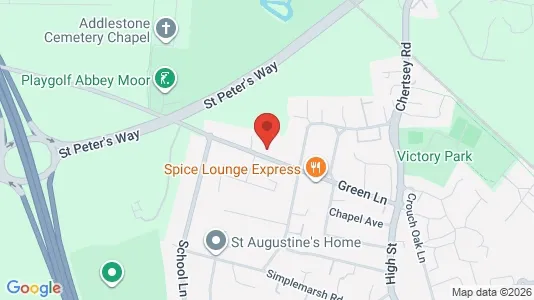 Apartments for rent i Addlestone - Surrey - kort over placeringen