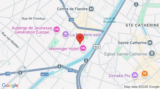 Apartments for rent i Brussels Sint-Jans-Molenbeek - kort over placeringen