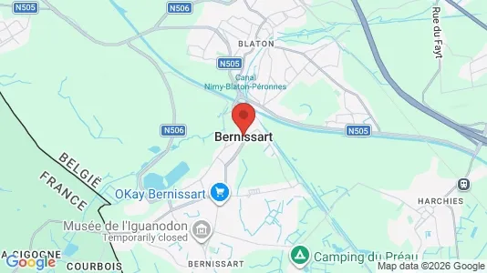 Apartments for rent i Bernissart - kort over placeringen