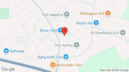 Apartments for rent i Tilst - kort over placeringen
