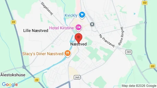Houses for rent i Næstved - kort over placeringen