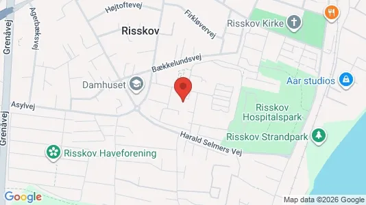 Apartments for rent i Risskov - kort over placeringen