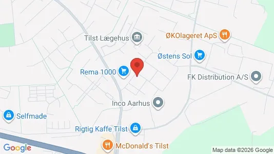 Apartments for rent i Tilst - kort over placeringen