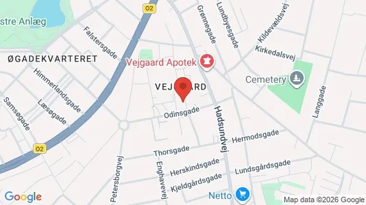 Apartments for rent i Aalborg Center - kort over placeringen