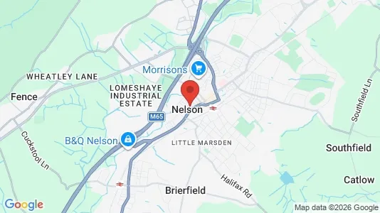 Apartments for rent i Nelson - Lancashire - kort over placeringen