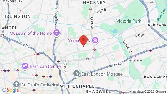 Apartments for rent i London E2 - kort over placeringen