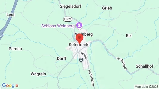 Apartments for rent i Kefermarkt - kort over placeringen
