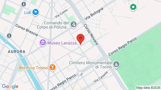 Rooms for rent i Turin - kort over placeringen