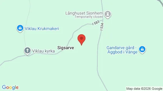 Rooms for rent i Gotland - kort over placeringen