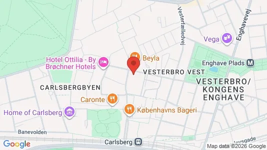 Apartments for rent i Vesterbro - kort over placeringen