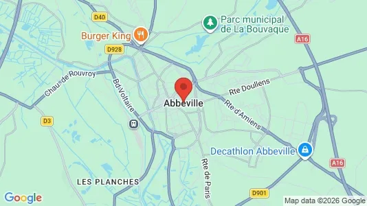 Houses for rent i Abbeville - kort over placeringen