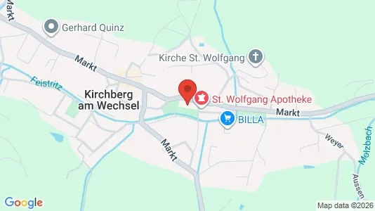 Apartments for rent i Feistritz am Wechsel - kort over placeringen