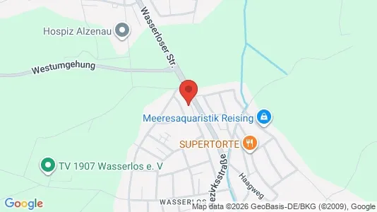 Apartments for rent i Aschaffenburg - kort over placeringen