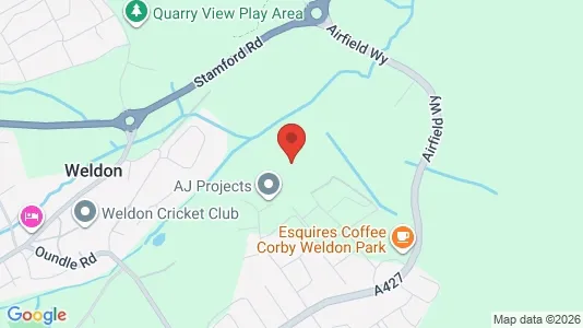 Apartments for rent i Corby - Northamptonshire - kort over placeringen