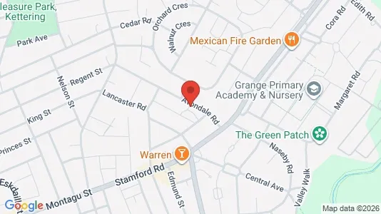 Apartments for rent i Kettering - Northamptonshire - kort over placeringen