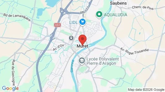 Houses for rent i Muret - kort over placeringen