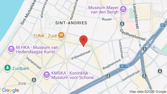 Apartments for rent i Stad Antwerp - kort over placeringen