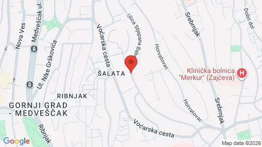 Apartments for rent i Sljeme (Medvednica-Tomislavac) - kort over placeringen