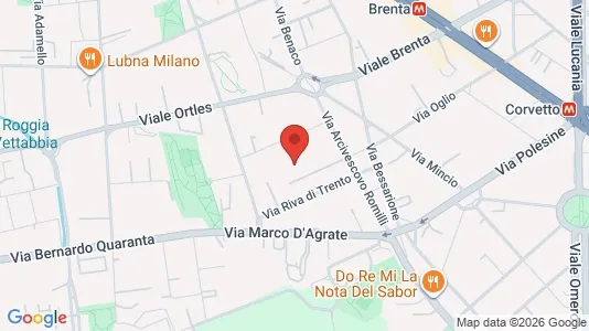 Rooms for rent i Milano Zona 5 - Vigentino, Chiaravalle, Gratosoglio - kort over placeringen