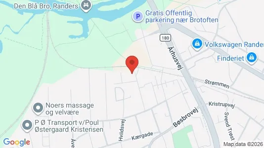 Apartments for rent i Randers SV - kort over placeringen