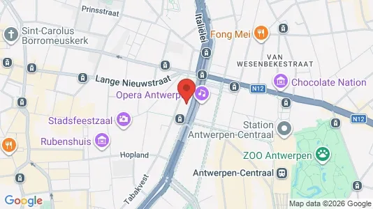 Apartments for rent i Stad Antwerp - kort over placeringen