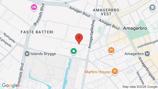Apartments for rent i Copenhagen S - kort over placeringen