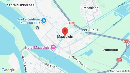 Homes for rent i Maassluis - kort over placeringen