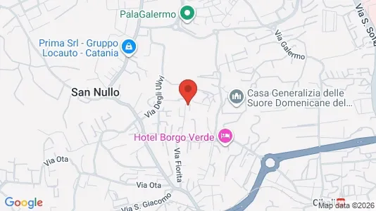 Apartments for rent i Catania - kort over placeringen