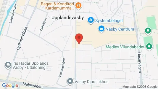 Apartments for rent i Upplands Väsby - kort over placeringen
