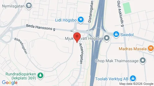 Apartments for rent i Askim-Frölunda-Högsbo - kort over placeringen