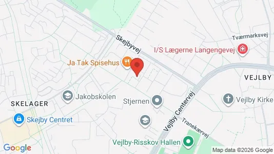 Apartments for rent i Risskov - kort over placeringen