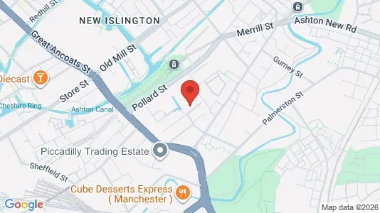 Apartments for rent i Manchester - Lancashire - kort over placeringen