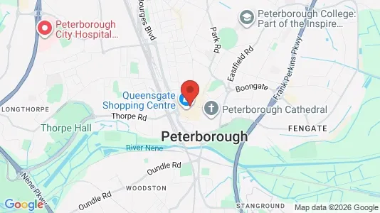 Apartments for rent i Peterborough - Cambridgeshire - kort over placeringen