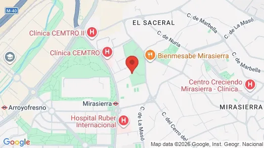 Apartments for rent i Madrid Moncloa-Aravaca - kort over placeringen