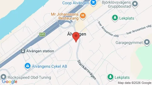 Apartments for rent i Ale - kort over placeringen