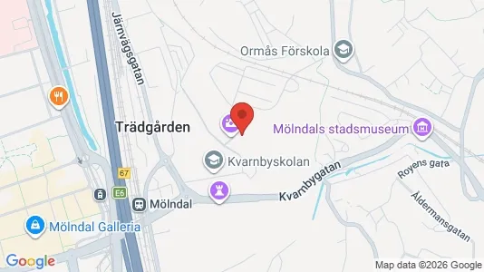 Apartments for rent i Mölndal - kort over placeringen