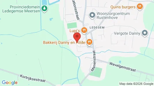 Apartments for rent i Ledegem - kort over placeringen