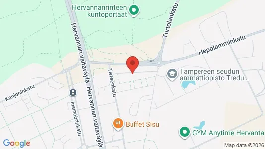 Apartments for rent i Tampere Kaakkoinen - kort over placeringen