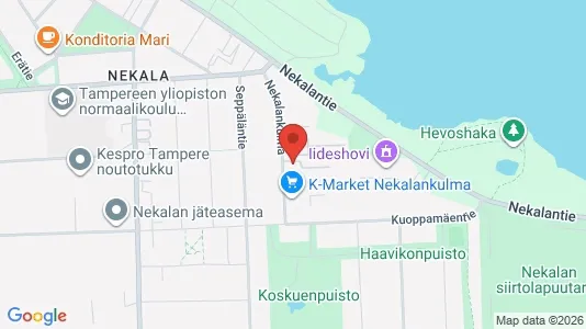 Apartments for rent i Tampere Keskinen - kort over placeringen