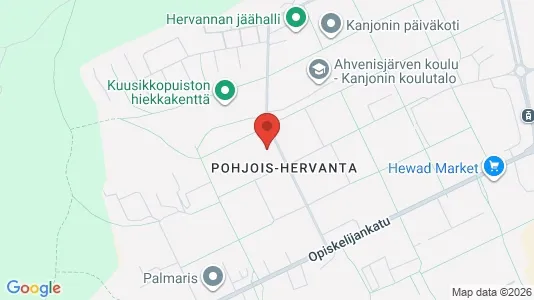 Apartments for rent i Tampere Kaakkoinen - kort over placeringen
