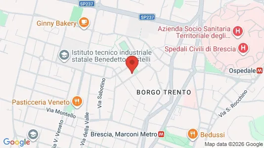 Rooms for rent i Brescia - kort over placeringen