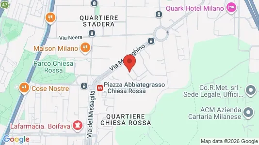 Rooms for rent i Milano Zona 5 - Vigentino, Chiaravalle, Gratosoglio - kort over placeringen