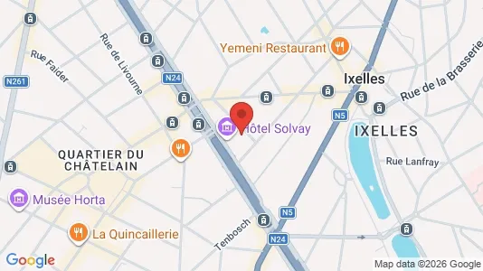 Apartments for rent i Brussels Elsene - kort over placeringen