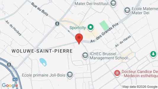 Apartments for rent i Brussels Sint-Pieters-Woluwe - kort over placeringen