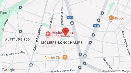 Apartments for rent i Brussels Vorst - kort over placeringen